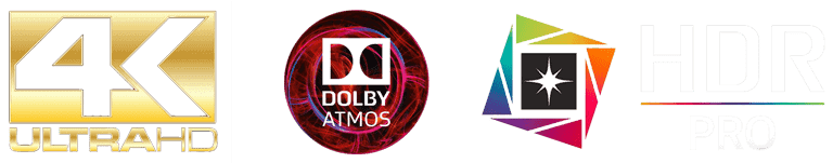 4K Ultra HD, Dolby Atmos and HDR